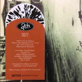 Ash – 1977 // LP, White With Black Splatter
