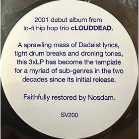 cLOUDDEAD – cLOUDDEAD // 3LP