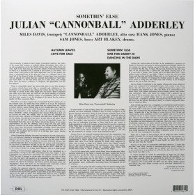 Cannonball Adderley – Somethin' Else // LP, Blue